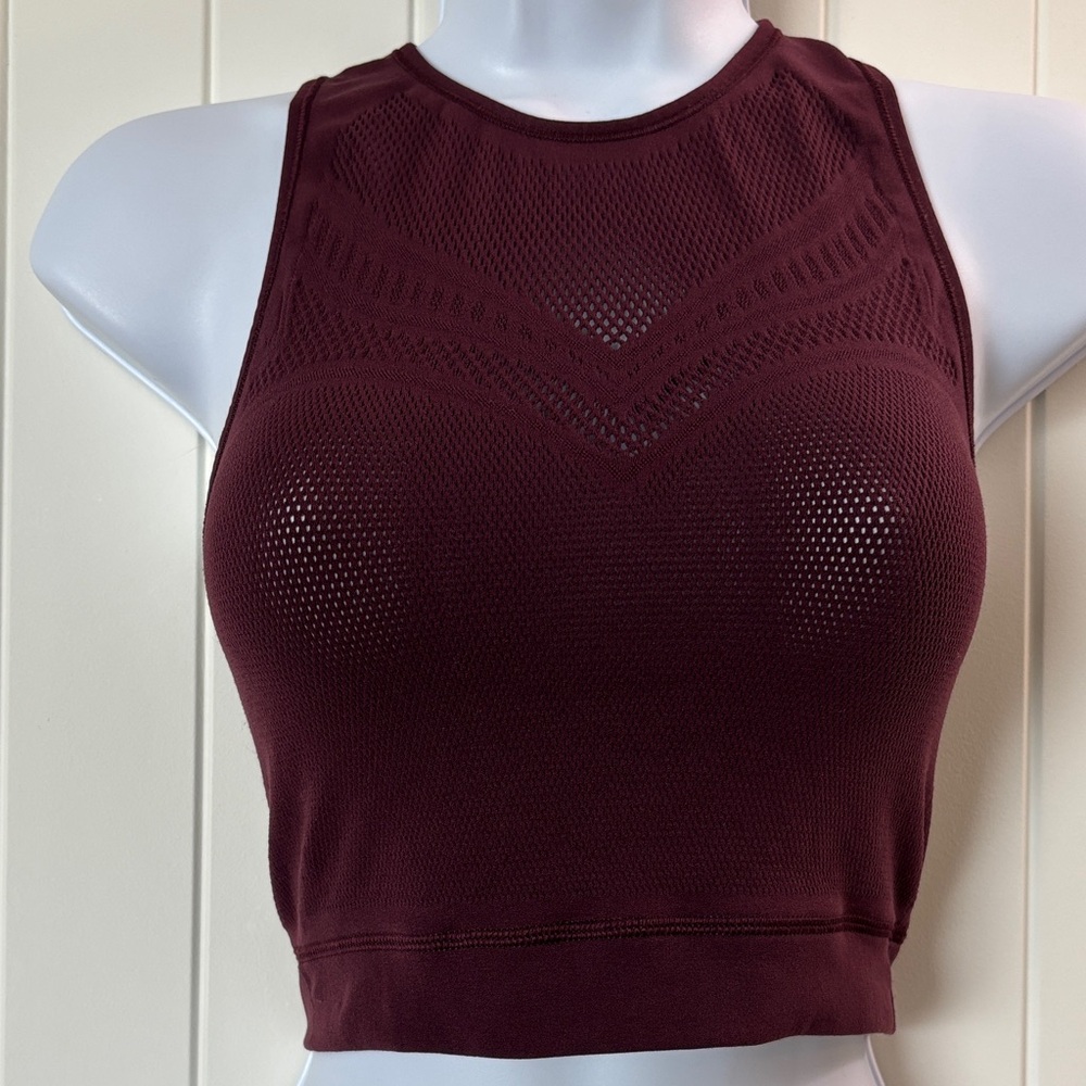 lululemon athletica Burgundy Crop Top